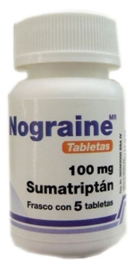 Nograine (Sumatriptan) 100mg 5 Tabs